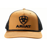 ARIAT Brown 3D Embroidered Logo - Trucker Cap
