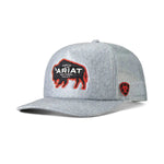 ARIAT Buffalo Patch (Grey) - Trucker Cap - Hatcountry