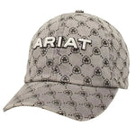 ARIAT Ponyflo Shield Pattern (Grey) - Ball Cap - Hatcountry