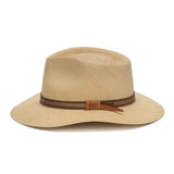 California Hats Boston - Panama Straw Outback Fedora Hat