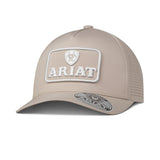 ARIAT Embroidered Patch (Tan) - Men's Ball Cap