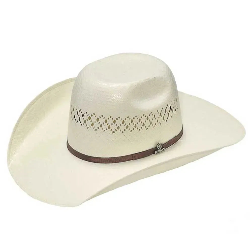 Ariat Bullrider - (10X) Shantung Straw Cowboy Hat - Hatcountry