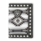 Ariat Diamond Lace Southwest (Black) - Men&#039;s Trifold Wallet - Hatcountry