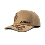 ARIAT Tan Paisley Embroidered Snap Back - Women's Ball Cap