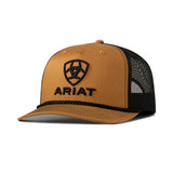 ARIAT Brown 3D Embroidered Logo - Trucker Cap