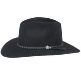 Biltmore Crossroads - Premium Fur Felt Outback Fedora Hat