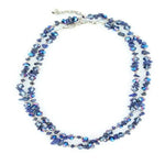 BU 35" Stone (Blue) - Womans Necklace - Hatcountry