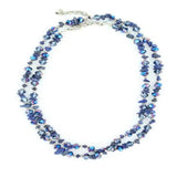 BU 35" Stone (Blue) - Womans Necklace - Hatcountry