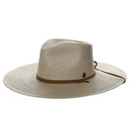 Biltmore Canyon Moon - Wide Brim Mexican Palm Straw Fedora Hat - Hatcountry