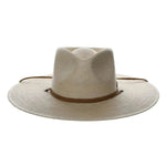 Biltmore Canyon Moon - Wide Brim Mexican Palm Straw Fedora Hat - Hatcountry