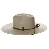Biltmore Canyon Moon - Wide Brim Mexican Palm Straw Fedora Hat - Hatcountry