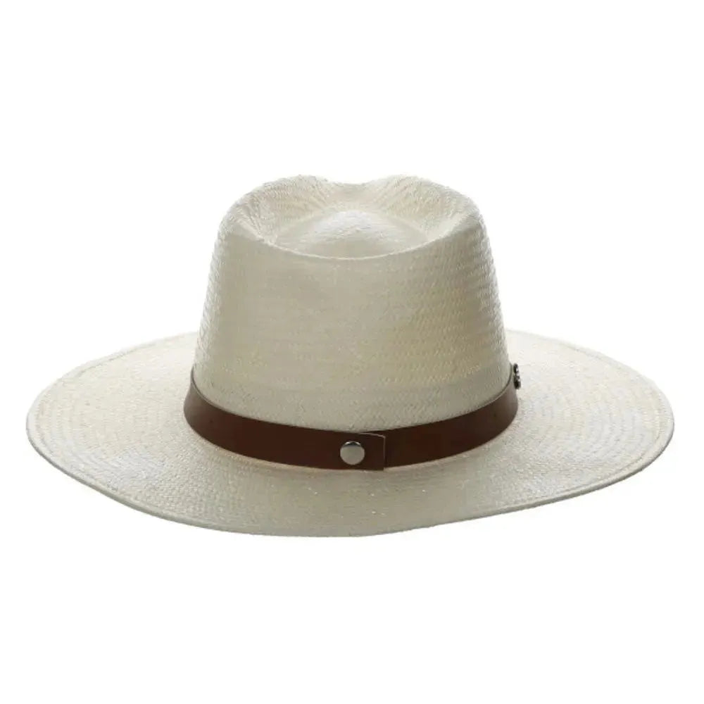 Biltmore She - Wide Brim Toyo Straw Fedora Hat - Hatcountry