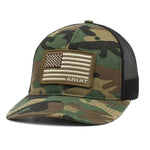 ARIAT Camo Flag Patch (Camo/Black) - Trucker Cap - Hatcountry