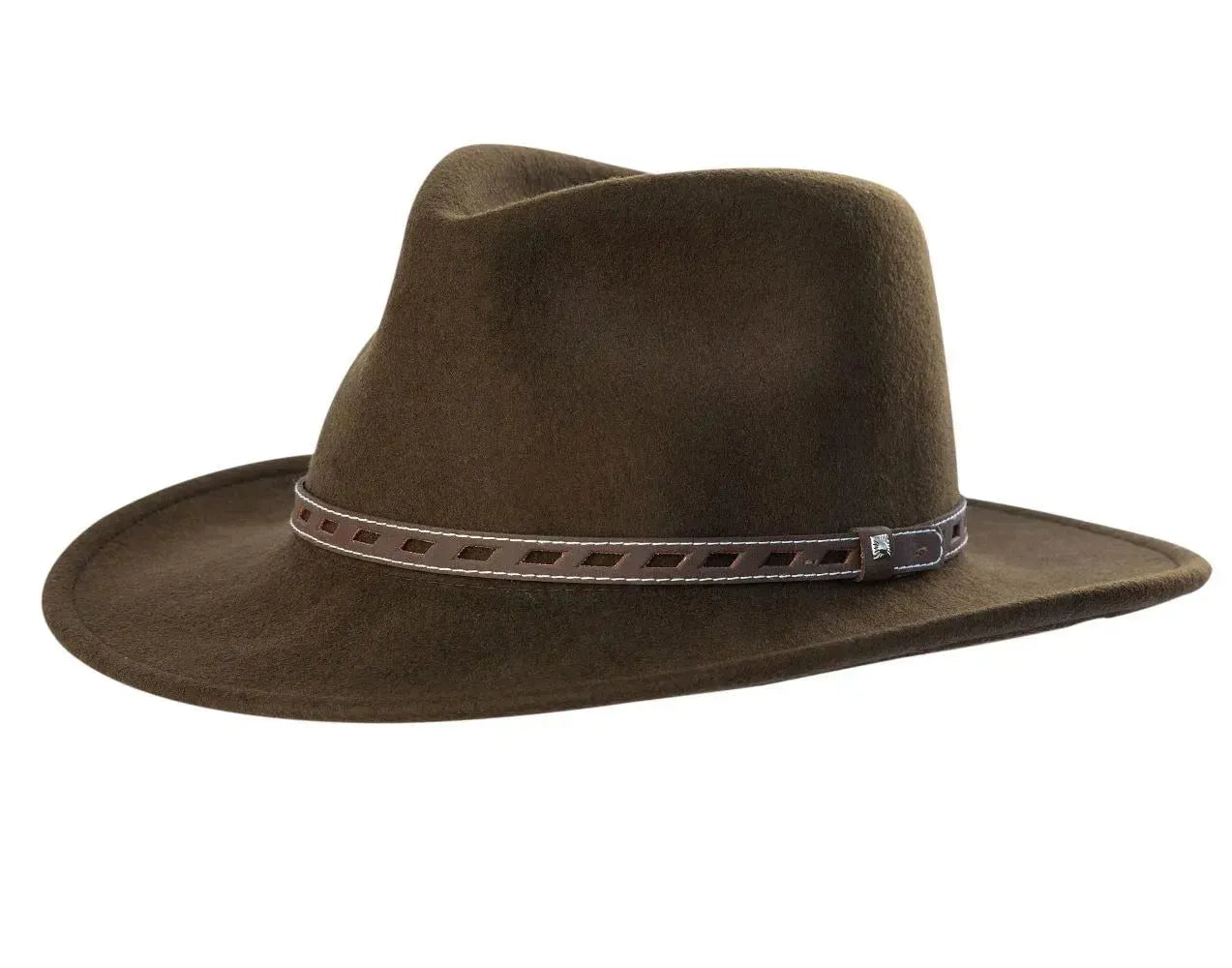 Black Creek (BC2052) - Crushable Wool Felt Outback Hat - Hatcountry