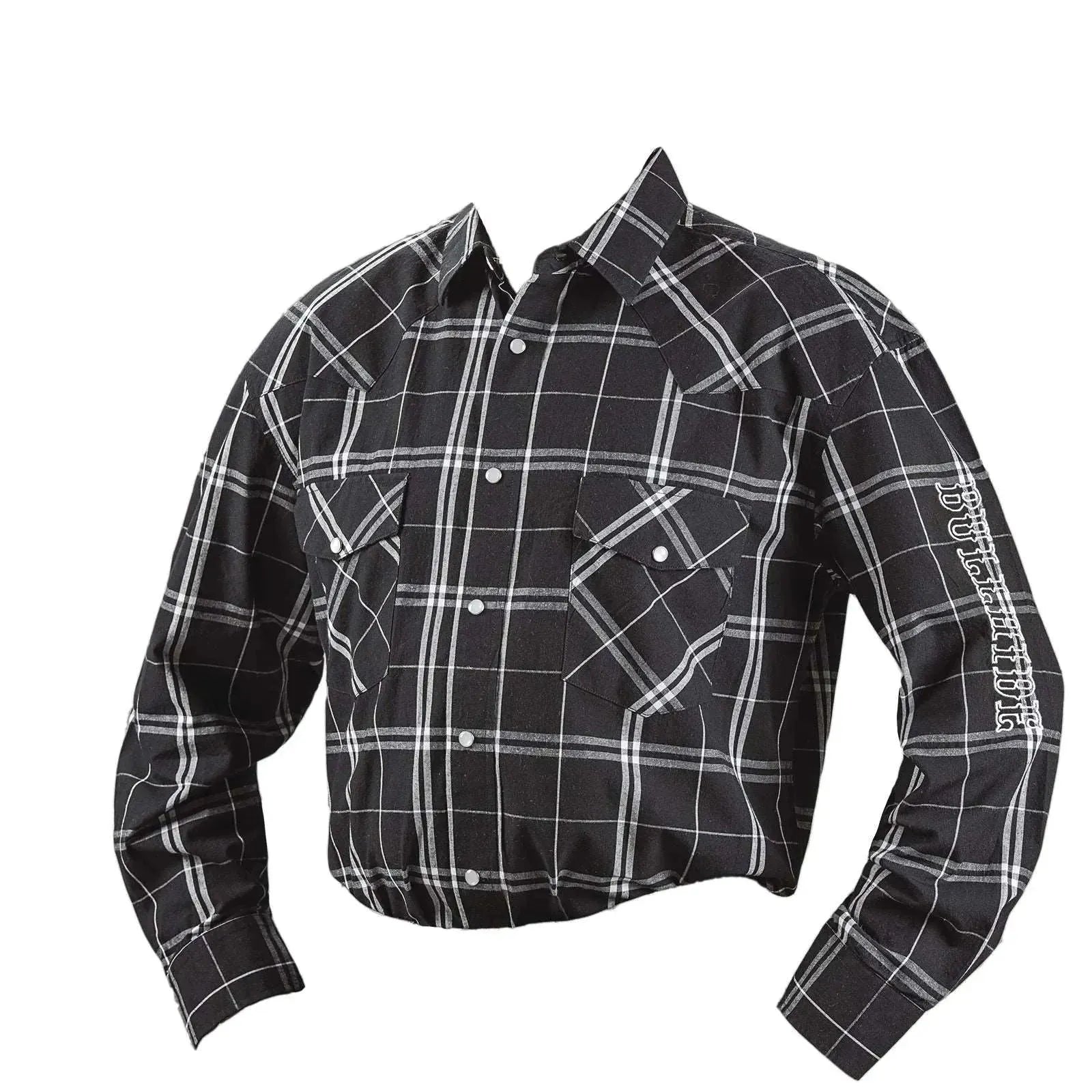 Bullhide Black Plaid - Mens Western Shirt - Hatcountry