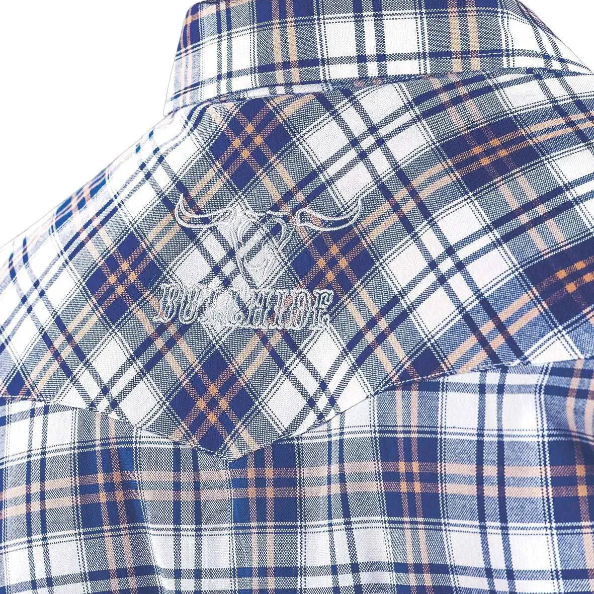 Bullhide Blue Plaid - Mens Western Shirt - Hatcountry
