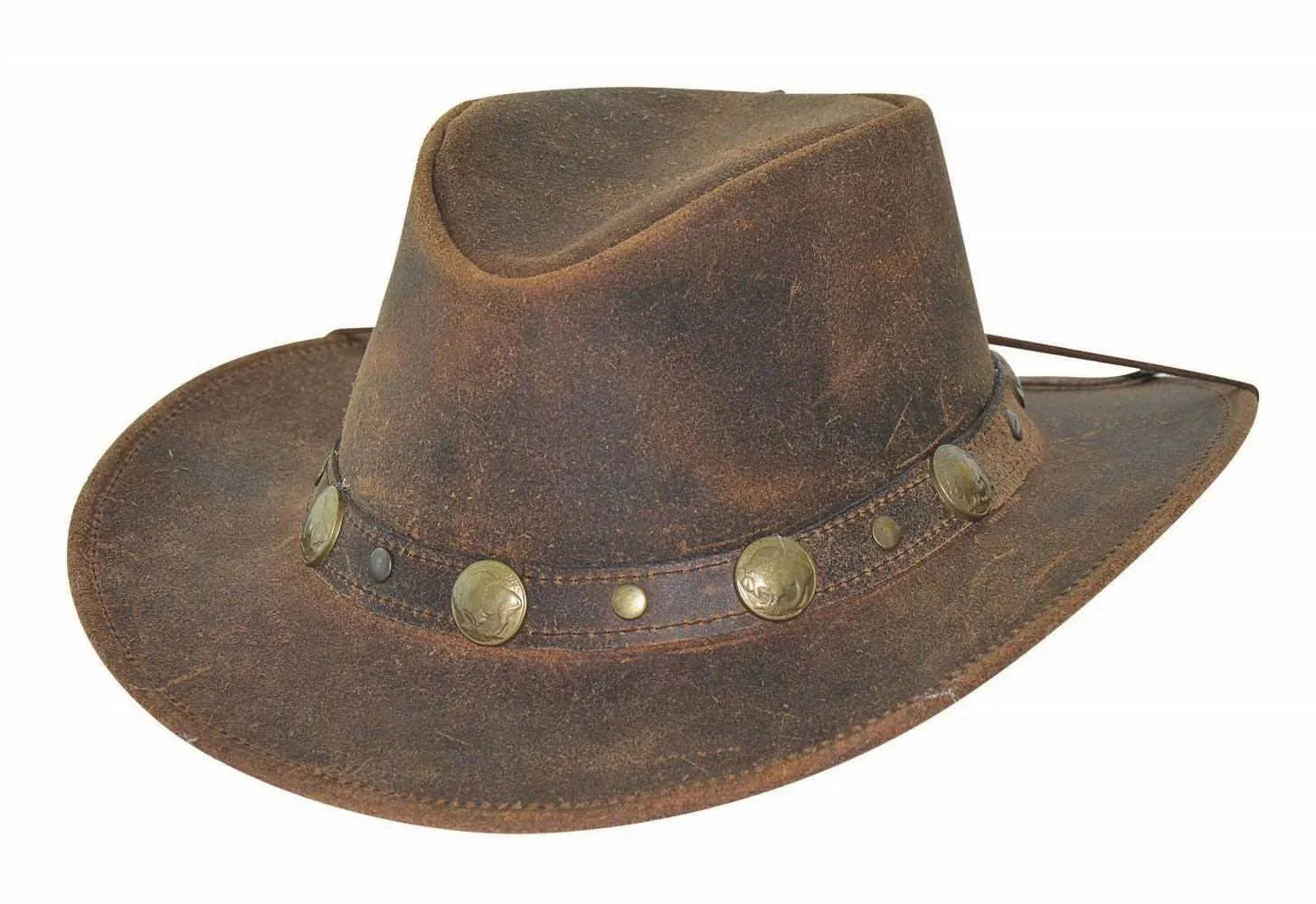 Bullhide Crackled - Leather Australian Hat - Hatcountry