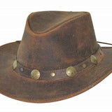 Bullhide Crackled - Leather Australian Hat - Hatcountry
