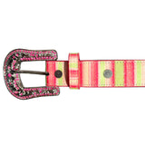 Angel Ranch Striped Light Up Cactus - Childrens Belt (Closeout)