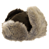 Dorfman Pacific Alastair - Vegan Fur Lined Aviator Cap