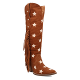 Dingo Super Star - Women's Suede Leather Cowgirl Boots