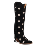 Dingo Super Star - Women's Suede Leather Cowgirl Boots