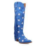 Dingo Super Star - Women's Suede Leather Cowgirl Boots