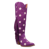 Dingo Super Star - Women's Suede Leather Cowgirl Boots