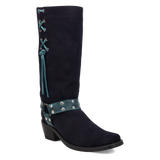 Dingo Bronco - Mens Suede Leather Cowboy Boots