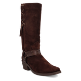 Dingo Bronco - Mens Suede Leather Cowboy Boots