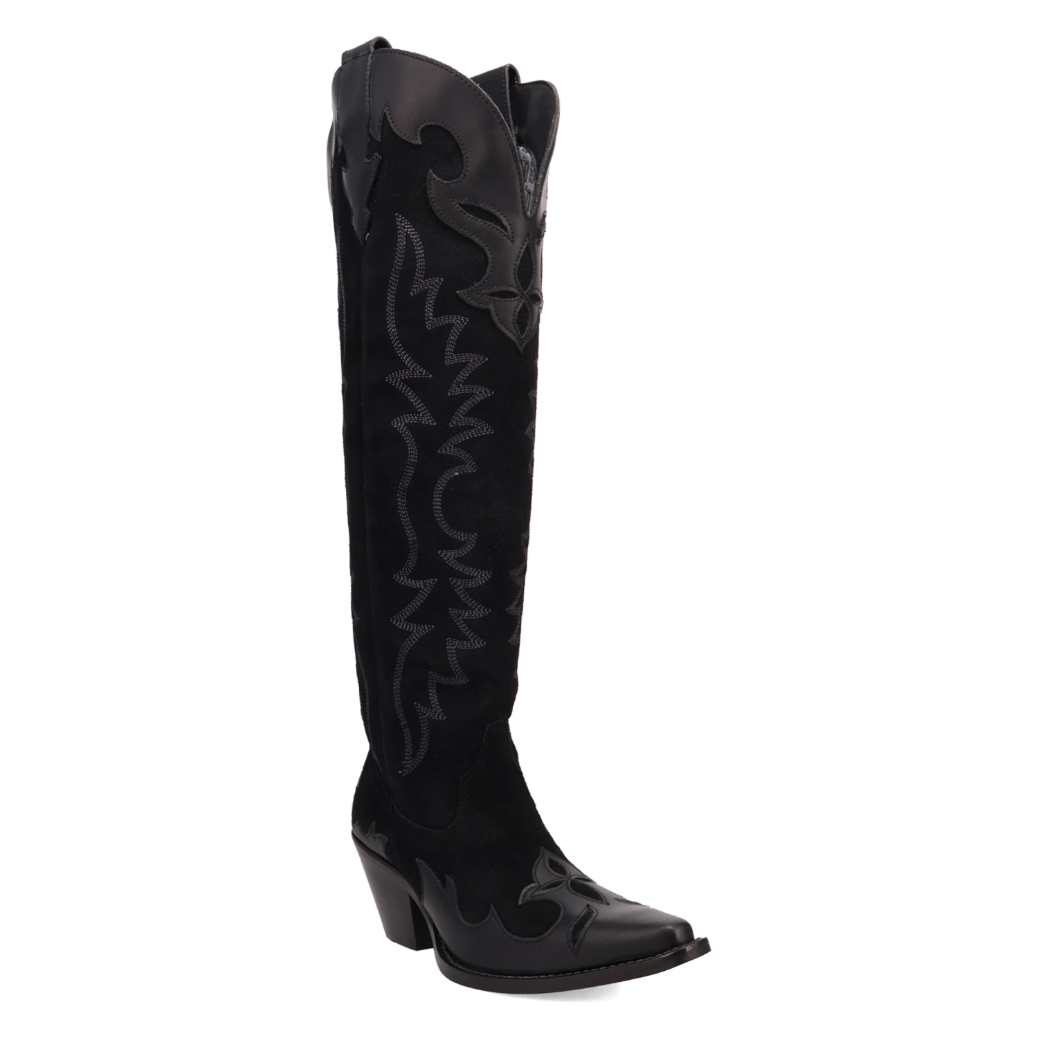 Dingo Drama Queen - Women's Suede Leather Cowgirl Boots