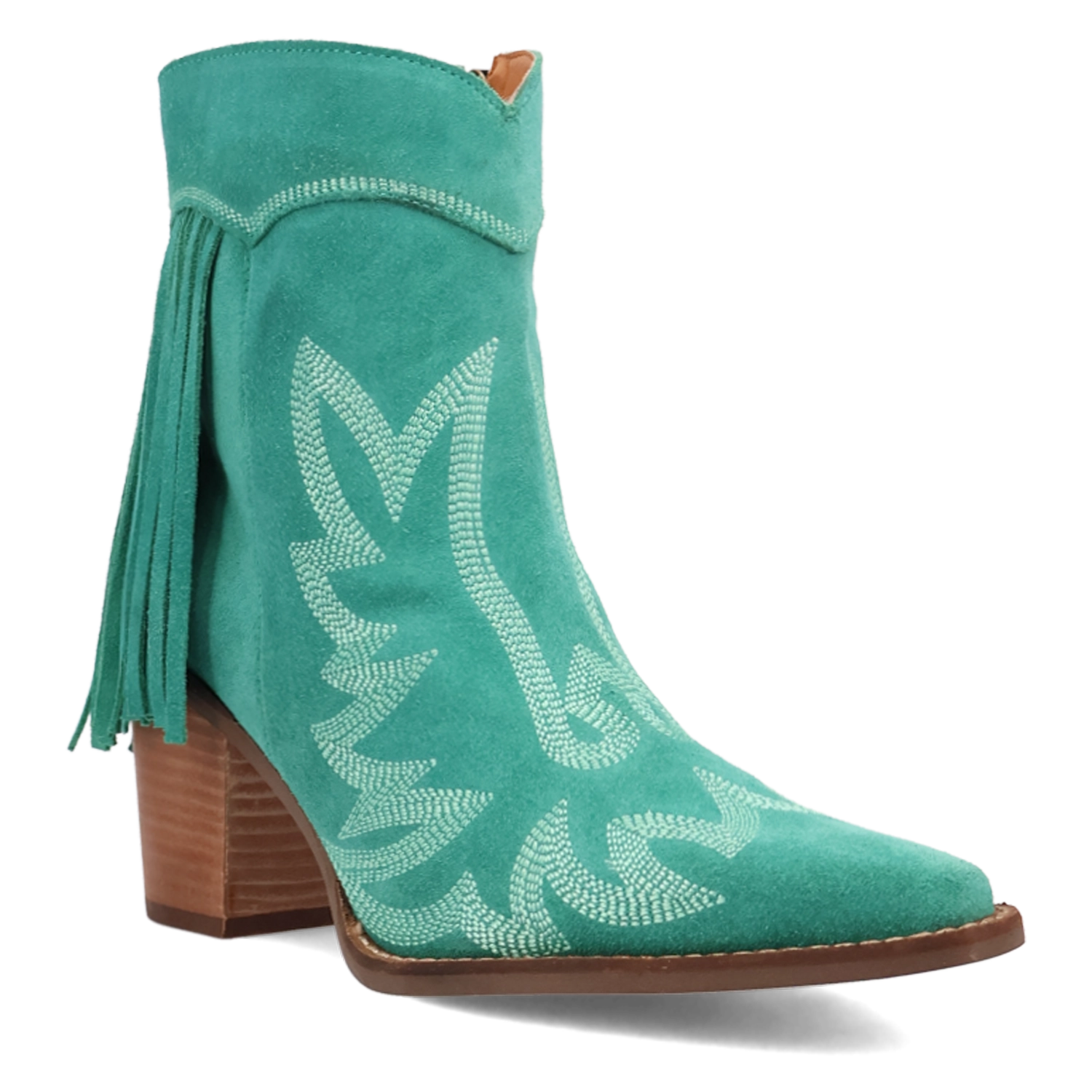Dingo Wild Sage - Women's Suede Leather Booties