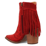 Dingo Wild Sage - Women's Suede Leather Booties