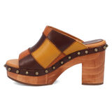 Dingo Mosaic - Women's Wooden Sandals