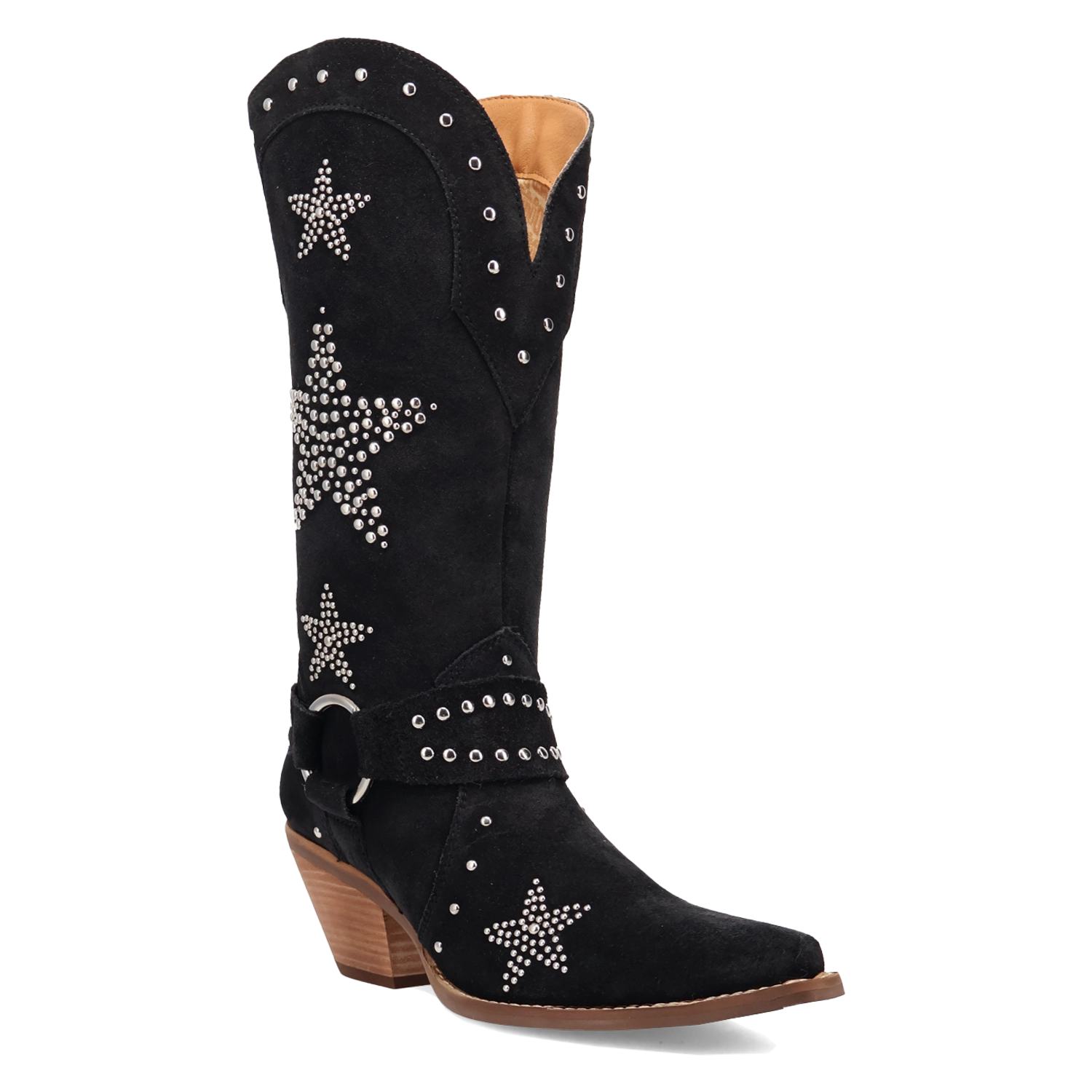 Dingo Lucky Stars - Women's Suede Cowgirl Boots
