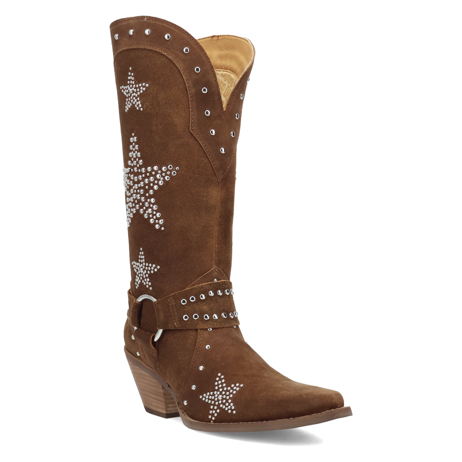 Dingo Lucky Stars - Women's Suede Cowgirl Boots