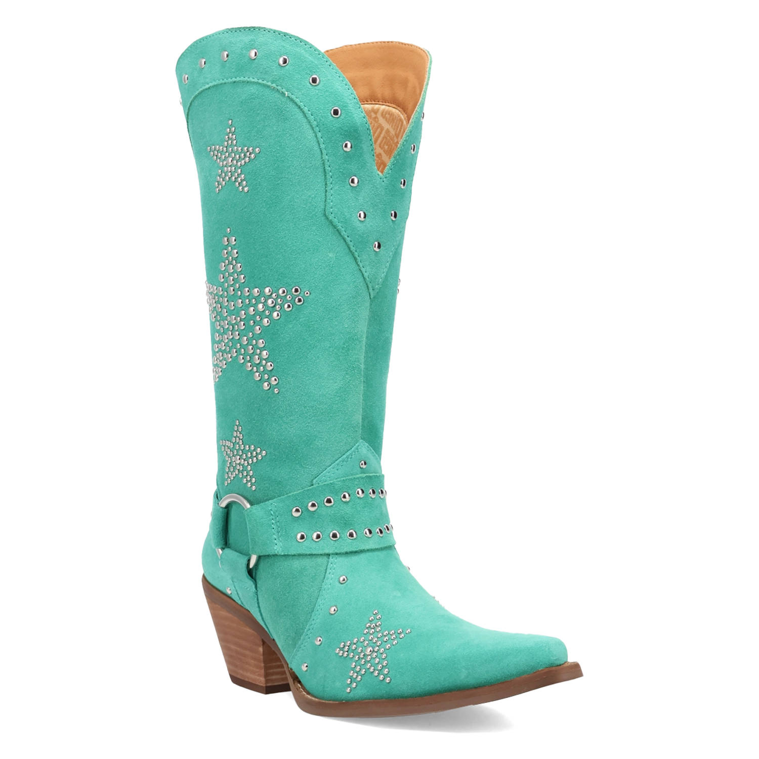 Dingo Lucky Stars - Women's Suede Cowgirl Boots