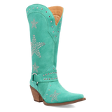 Dingo Lucky Stars - Women's Suede Cowgirl Boots
