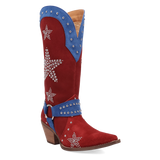Dingo Lucky Stars - Women's Suede Cowgirl Boots