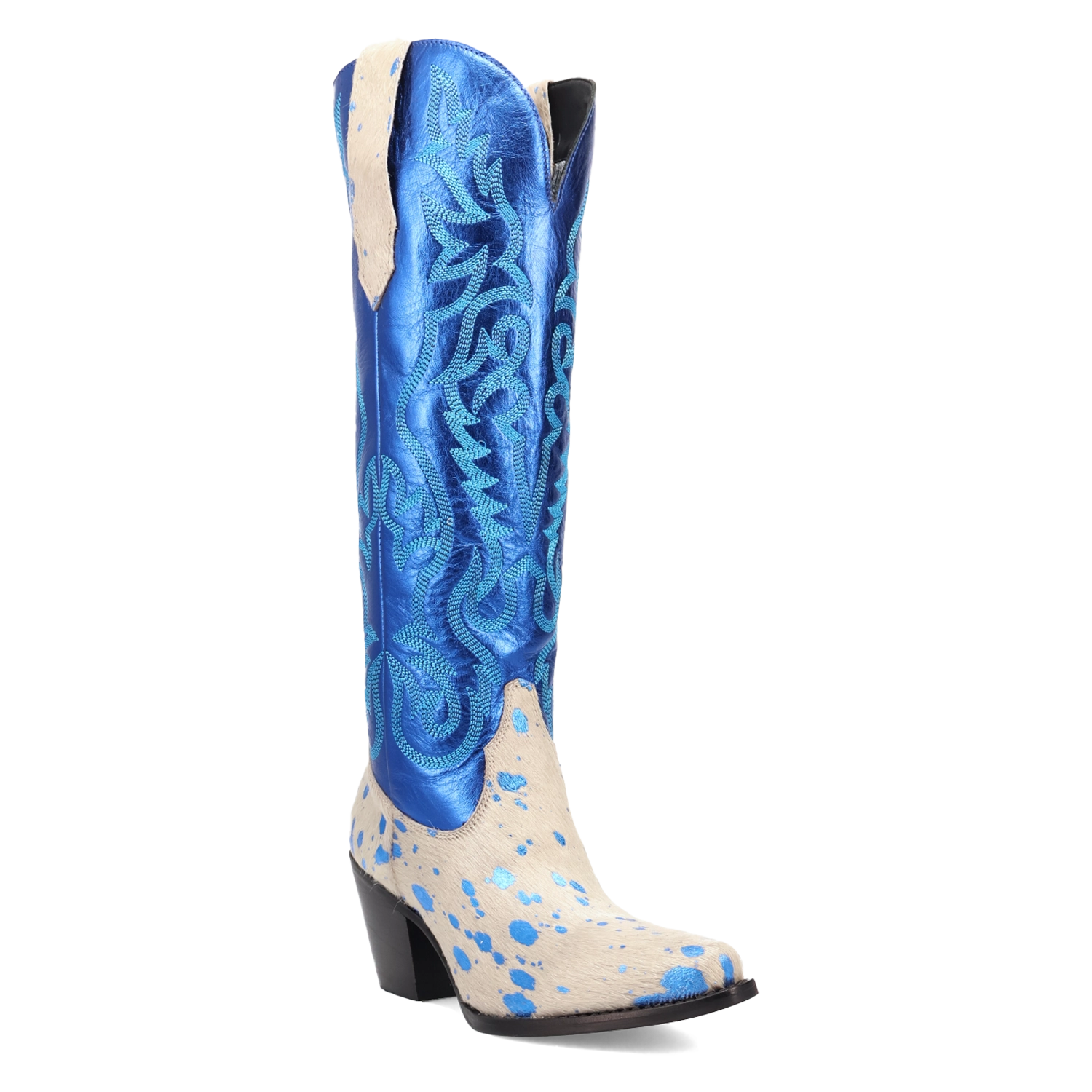 Dingo Take No Bull - Women's Calf Hair Cowgirl Boots