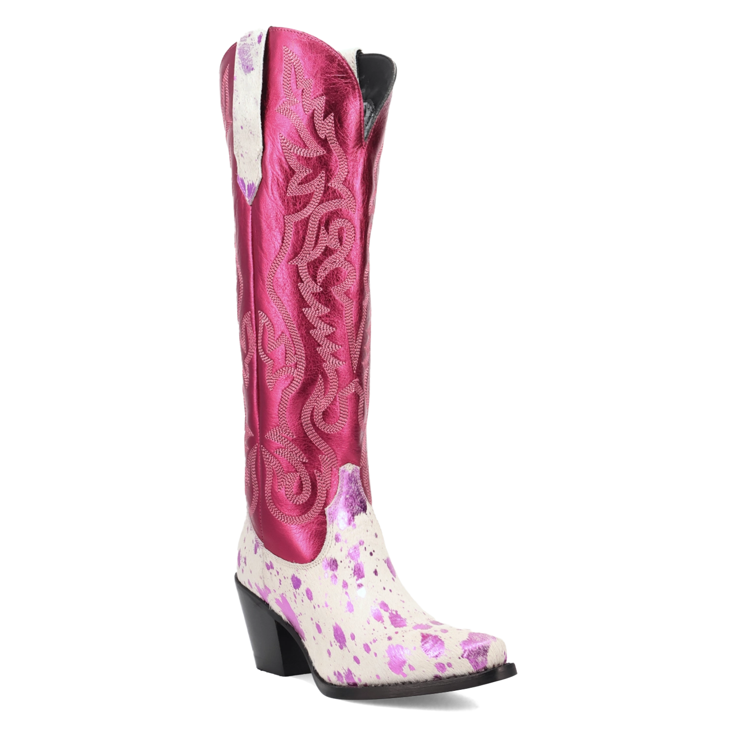 Dingo Take No Bull - Women's Calf Hair Cowgirl Boots