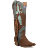 Dingo Dream Catcher - Womens Suede Leather Cowboy Boots