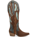 Dingo Dream Catcher - Womens Suede Leather Cowboy Boots