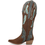 Dingo Dream Catcher - Womens Suede Leather Cowboy Boots