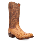 Dan Post Marco - Men's Ostrich Skin Leather Cowboy Boots