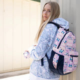 HOOey "Recess" Aztec (Pink/Navy) - Backpack