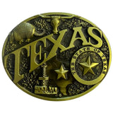 Deadwood Trading Lone Star Armadillo (Antique Brass) - Belt Buckle