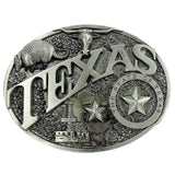 Deadwood Trading Lone Star Armadillo (Antique Pewter) - Belt Buckle