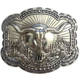 Deadwood Trading Badlands Skull - Belt Buckle