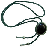 Deadwood Frontier Oval (Onyx) - Bolo Tie
